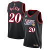 Camiseta Hombre NBA Philadelphia 76ers Jared Mccain 2025-26 Nike Classic Edition Negro Swingman
